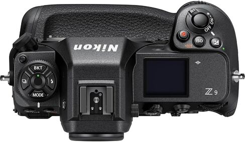 Nikon Z9 Mirrorless Camera Body 45.7MP Full Frame 8K Video 20 fps Raw 493-Point AF Dual CFexpress Slots Wi-Fi Bluetooth (1669) + Megadap + 128GB Memory Card + Flexible Tripod + Cleaning Kit + Cap in Saudi Arabia