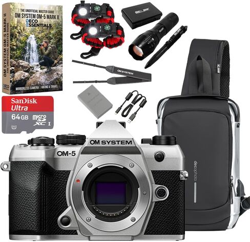 OM System Olympus OM-5 Mark II 20.4MP 4K Video Digital Camera Body Bundle in Kuwait
