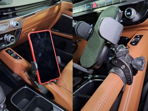 Phone Mount Compatible with Kia Telluride - 2027 | Compatible with Magsafe, Wireless Charging, Magnetic and clamp on in Saudi Arabia