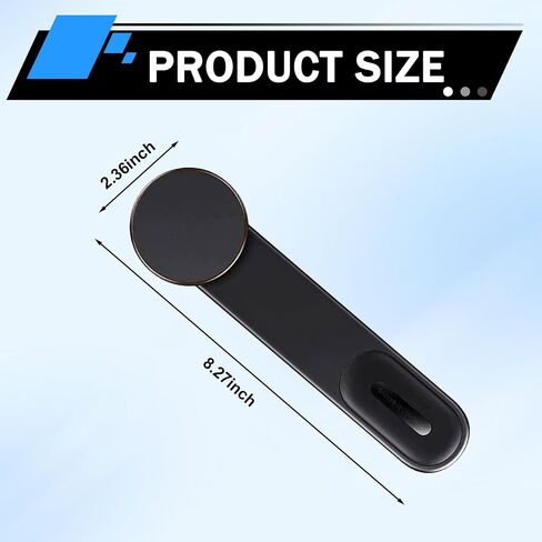 Car Dashboard Phone Holder, 360-degree Rotation Bendable Bracket, Strong Adsorption Anti-shock Navigation Mount, Device Fixed Accessory, for Car Dashboard & Center Console (Black) in Saudi Arabia