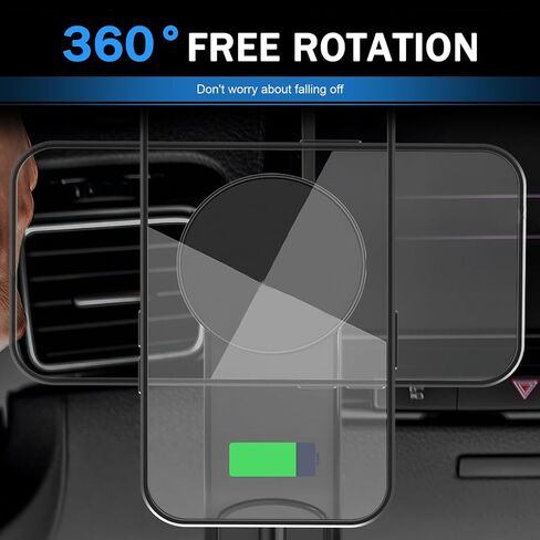 Car Dashboard Phone Holder, 360-degree Rotation Bendable Bracket, Strong Adsorption Anti-shock Navigation Mount, Device Fixed Accessory, for Car Dashboard & Center Console (Black) in Saudi Arabia