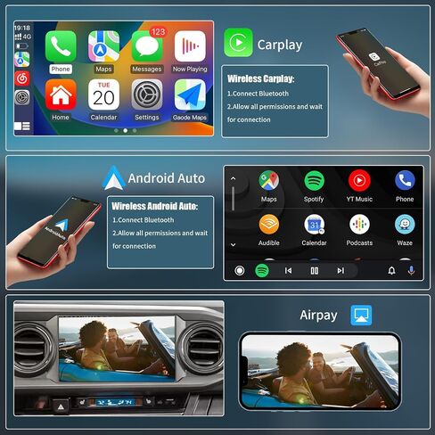 Wireless Carplay/Android Auto Kit for Toyota with Entune 2.0&Touch 2 System in Saudi Arabia