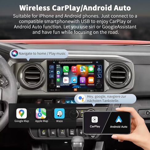 Wireless Carplay/Android Auto Kit for Toyota with Entune 2.0&Touch 2 System in Saudi Arabia