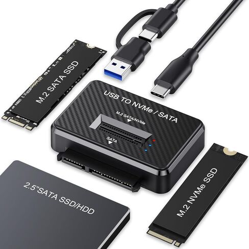 Easy Install External NVMe Enclosure USB 3.2 Adapter 10Gbps Speed Data Migration in Saudi Arabia