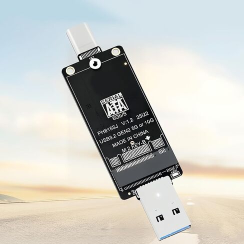 M.2SATA to USB Double Interfaces Adapter Board for 2242 Drive with USB a and Type C Connection Drive Enclosure in Saudi Arabia