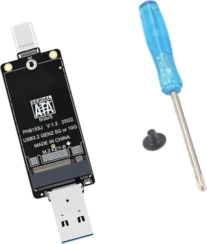 M.2SATA to USB Double Interfaces Adapter Board for 2242 Drive with USB a and Type C Connection Drive Enclosure in Saudi Arabia