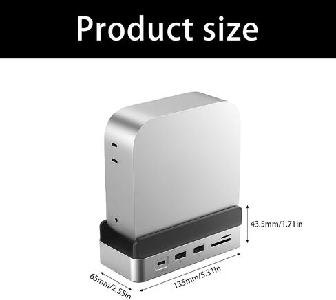 Stand with Docking Capabilities for Supporting 8TB Enclosure Gigabit Ethernet and Fast Speed USB USB C Dock in Saudi Arabia