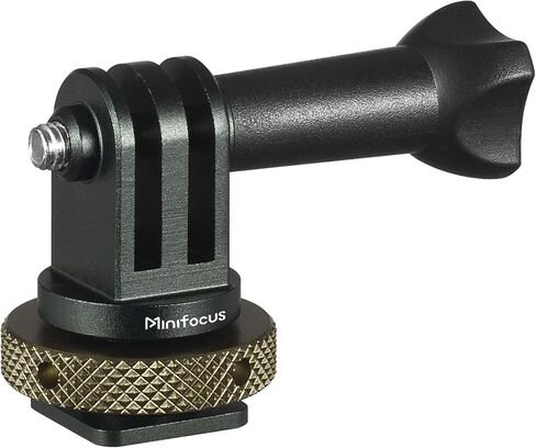 MINIFOCUS 1/4" Adapter Screw Head Camera Mount for Gopro Hot Shoe Mount, Cold Shoe Mount Adapter with Aluminum CNC Thumb for GoPro Hero 13/12/114, DJI Osmo Action, Campark and Other Action Cameras in Kuwait