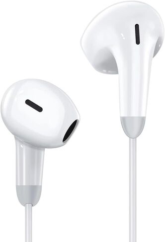 Headphones in Ear Wired Earbuds/Earphones Nosie Reduction Built-in Microphone & Volume Control Headsets Compatible with iPhone 14/13/12/11/XR/XS/X/8/7/SE/Pro/Pro Max in Saudi Arabia