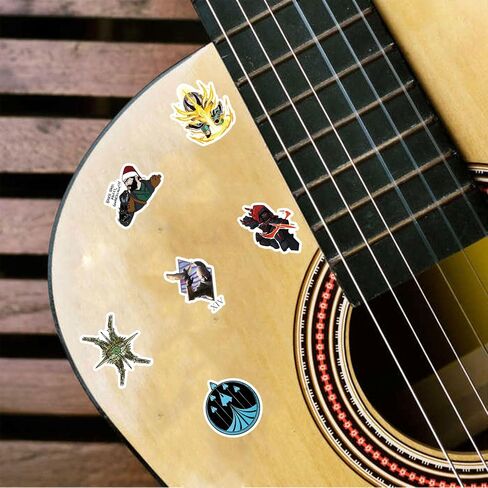 63pcs Destiny 2 Sticker, Cute Cartoon Vinyl Waterproof Stickers for Water Bottle,Skateboard,Laptop,Phone,Journaling,Scrapbooking Decals for Party Supply Decor in Saudi Arabia