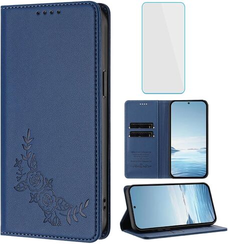 حافظة هاتف بمحفظة RFID لهاتف TCL K32 5G/K33 5G باللون الأسود in Kuwait