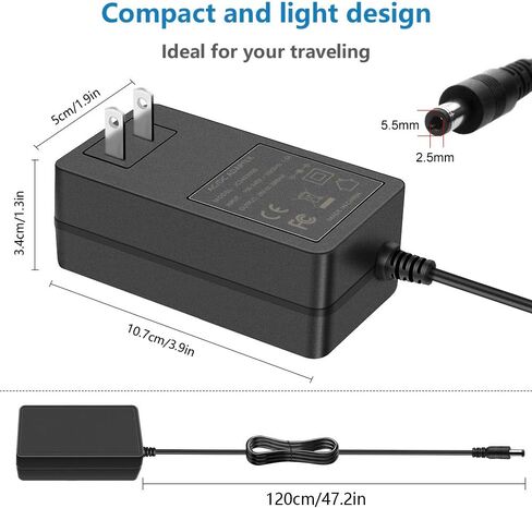 SHNITPWR 24V Power Supply 3A AC/DC Adapter 100V~240V AC to DC 24 Volt 3Amp in Saudi Arabia