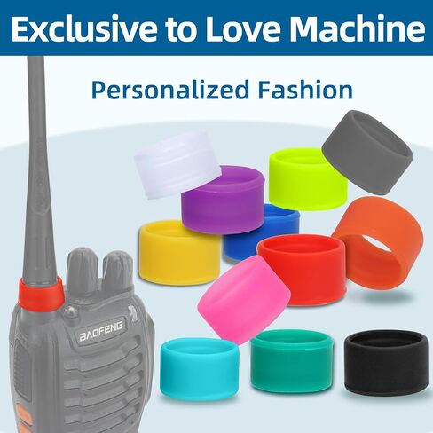 24PCS Two Way Radio Antenna Rubber Ring Color Bands Antenna Topper Compatible with H-777 RT22 RT21 Baofeng BF-888S BF-T20 UV-5R UV-5RH Walkie Talkies,Rubber Ring Identify and Classify in Saudi Arabia
