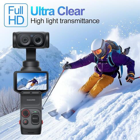 2 pack Lens Screen Protectors made for Insta360 Luna Ultra in Kuwait