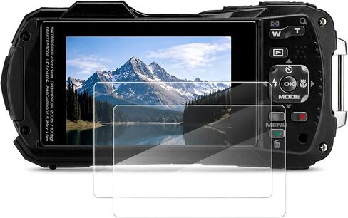Digital Camera Screen Protector for Ricoh WG-90/80/70/60/50/40/40W, 2 Pack in Kuwait
