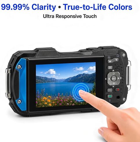 Digital Camera Screen Protector for Ricoh WG-90/80/70/60/50/40/40W, 2 Pack in Kuwait