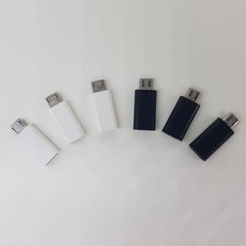 Toyvian Type C Female to Micro USB Adapter 2pcs for Phone and Tablet in Kuwait