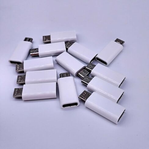 Toyvian Type C Female to Micro USB Adapter 2pcs for Phone and Tablet in Kuwait