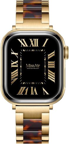 Missair Metal & Resin Bracelet for Apple Watch Bands Women Fits All iWatch in Saudi Arabia