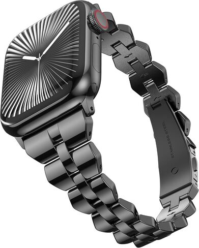Slim Metal Bands for Apple Watch Band 46mm 45mm 44mm 42mm for Women in Saudi Arabia