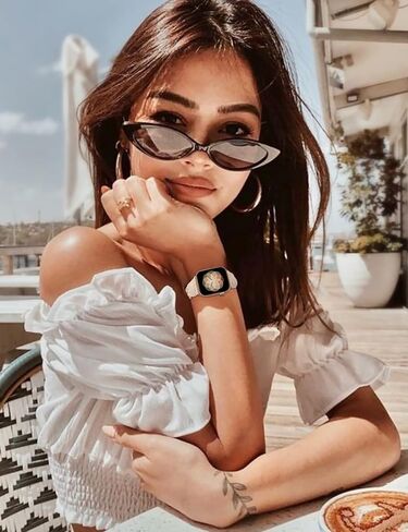 Minyee Compatible with Apple Watch Band Braided 38/40/41/42/44/45/46/49mm Women, Solo Loop Stretchy Designer Slim Elastic Woven Cute Bracelet Strap for iWatch Series 10 9 Ultra SE 8 7 6 5 4 3 2 1 in Saudi Arabia