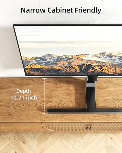 Supcline Table Top Universal TV Stand for 32-80 inch TVs up to 220 lbs in Saudi Arabia