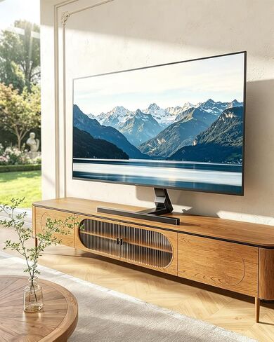 Supcline Table Top Universal TV Stand for 32-80 inch TVs up to 220 lbs in Saudi Arabia