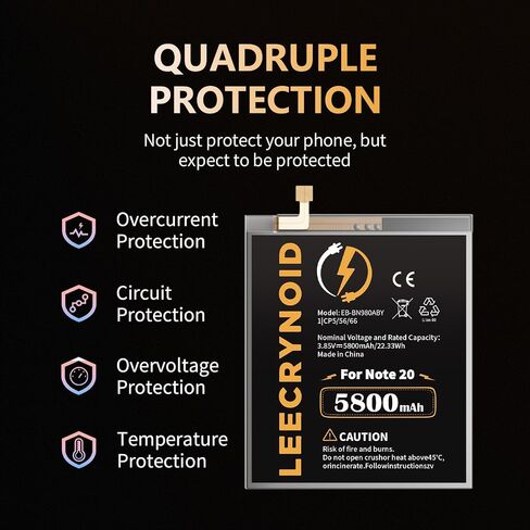 Galaxy Note 20 5G Replacement Battery, 5800mAh, SM-N980/N981U in Kuwait