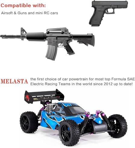ميلاستا 8.4 فولت 1600 مللي أمبير بطارية NiMH الفراشة 2-حزمة لبنادق Airsoft in Kuwait
