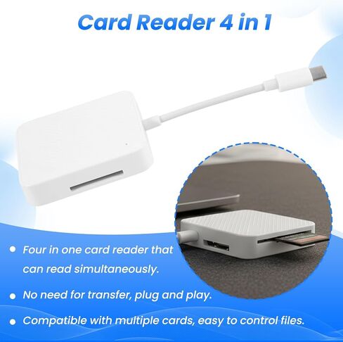 Memory Card Reader 4 in 1 USB-C OTG Adapter for Android Phones in Saudi Arabia