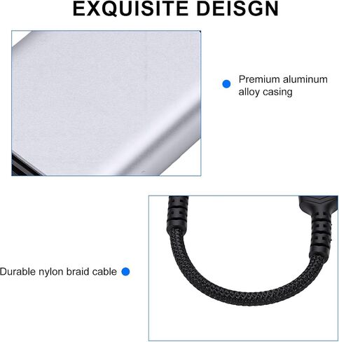 ASHATA USB A Memory Card Reader, Dual Slot, for PC Laptop in Kuwait