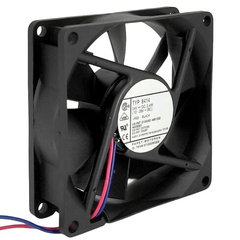 24V TYP 8414 2.4W 8025 مروحة تبريد 80X80X25MM 2-سلك in Kuwait