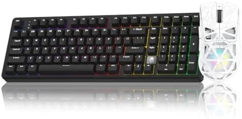 LEOBOG Wireless Keyboard and Mouse Combo, LEOBOG HI98C Pro Wireless Keyboard SC620 Wireless Mouse in Saudi Arabia