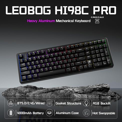 LEOBOG Wireless Keyboard and Mouse Combo, LEOBOG HI98C Pro Wireless Keyboard SC620 Wireless Mouse in Saudi Arabia