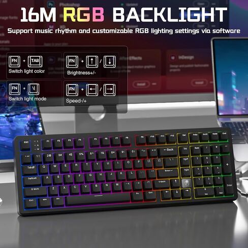 LEOBOG Wireless Keyboard and Mouse Combo, LEOBOG HI98C Pro Wireless Keyboard SC620 Wireless Mouse in Saudi Arabia