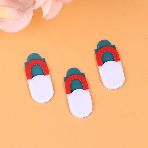 6Pcs Oval Webcam Privacy Cover Slider for Laptop Phone White in Kuwait