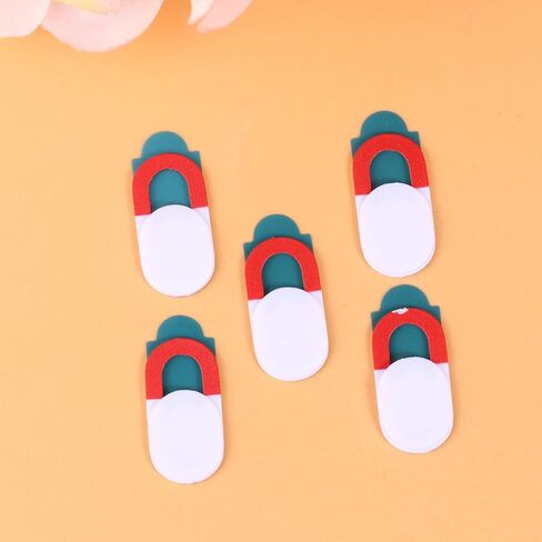 6Pcs Oval Webcam Privacy Cover Slider for Laptop Phone White in Kuwait