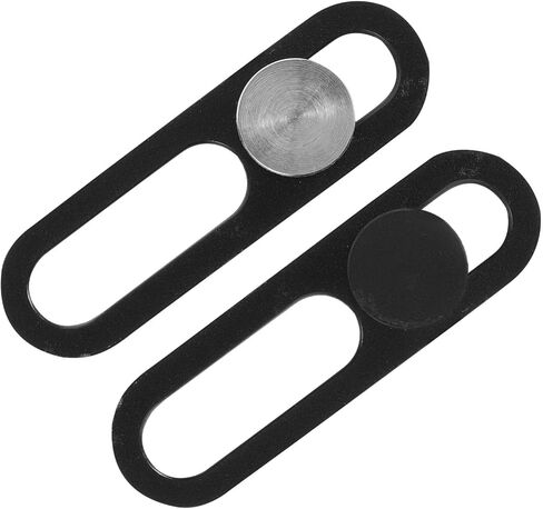 Kisangel 2pcs Plastic Front Camera Privacy Covers with Sliding Design for Phones and Laptops, Abs Material, Protect Privacy in Public or Shared Spaces and Travel Accommodations in Kuwait