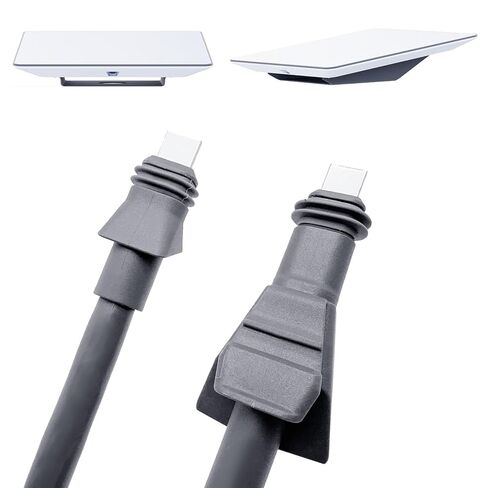 Stable 150ft Rectangular Satellite Replacement Cable, Compatible with Flat High Performance Router, POE Technology for Fast Charging, Designed to Replace, Power Supply in Saudi Arabia