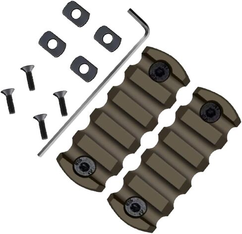 Gotical Combo - 2Pcs 5-Slot Mount Kit-Push Button with Set of Screws & Allen Wrench, Compatible with MLOK Devices (5 Slots Only) in Saudi Arabia