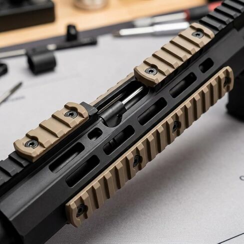 Gotical Combo - 2Pcs 5-Slot Mount Kit-Push Button with Set of Screws & Allen Wrench, Compatible with MLOK Devices (5 Slots Only) in Saudi Arabia