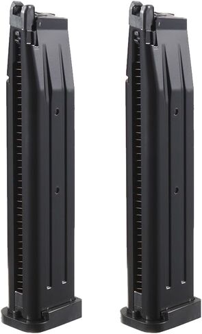 Lancer Tactical Knightshade Extended Airsoft Magazine 45 Round Hi-Capa Green Gas- 2 Pack in Kuwait