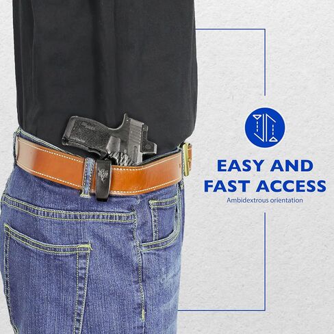 Desantis Lifeguard IWB Gun Holster - Ambidextrous, Black in Saudi Arabia