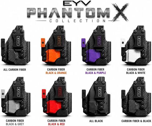IWB Gun Holster - Fits the Glock 19/45 - O Light PLX Light | Handmade Kydex Holster | EYV Holsters | PhantomX Collection in Saudi Arabia