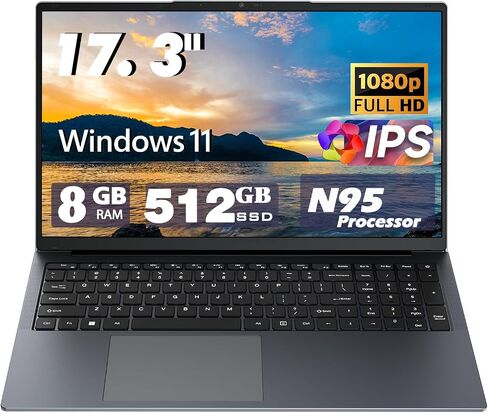 أجهزة كمبيوتر محمولة مقاس 17 بوصة، معالج الجيل الثاني عشر N95 4C 4T (يصل إلى 3.4 جيجا هرتز)، ذاكرة وصول عشوائي DDR4 سعة 16 جيجابايت ومحرك أقراص SSD سعة 512 جيجابايت، بطارية كبيرة 1920*1080,10000 مللي أمبير في الساعة، النوع C (التاريخ)، WiFi5، BT، RJ45، مك in Kuwait