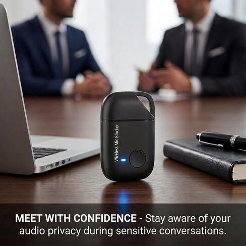 Bluetooth Microphone Protector – Wireless Mic Privacy Audio Guard for Phones & Laptops, Portable Conversation Protection Gadget for iPhone Android Tablet Computer, Prevent Unauthorized Mic Access in Saudi Arabia