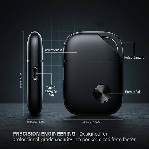 Bluetooth Microphone Protector – Wireless Mic Privacy Audio Guard for Phones & Laptops, Portable Conversation Protection Gadget for iPhone Android Tablet Computer, Prevent Unauthorized Mic Access in Saudi Arabia
