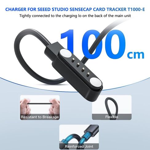 2 قطعة شاحن من النوع C لجهاز تعقب بطاقة Seeed Studio SenseCAP T1000-E in Kuwait