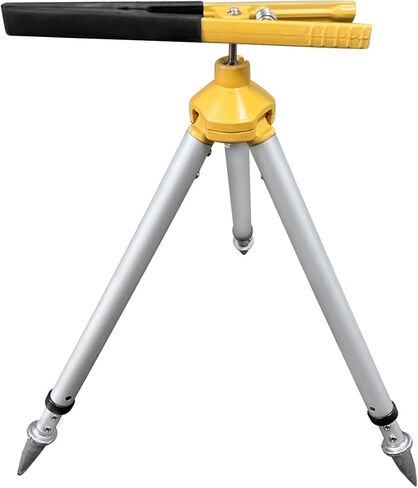46-60CM Telescopic Tripod & Alligator Clamp Clip with Bag Tower Ruler Bracket for GPS Prism Pole Leveling Rod Level Staff Grade Rods in Saudi Arabia