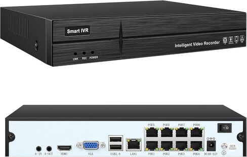 MWRCTV 4K 16CH Network Video Recorder for Home Security Camera System in Saudi Arabia